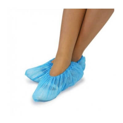 Disposable Mercator CPE shoe covers 100psc