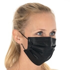 Face masks type II, 3-ply | black