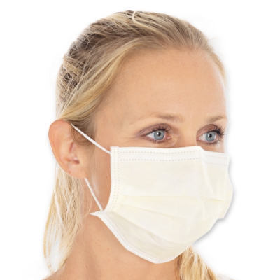 Face masks type II, 3-ply | yellow