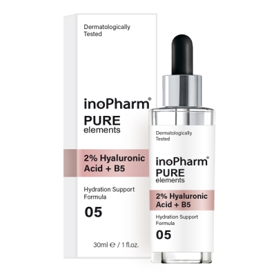 Inopharm Pure Elements Face Serum With 2% Hyaluronic Acid + B5 Moisturizing Face Serum