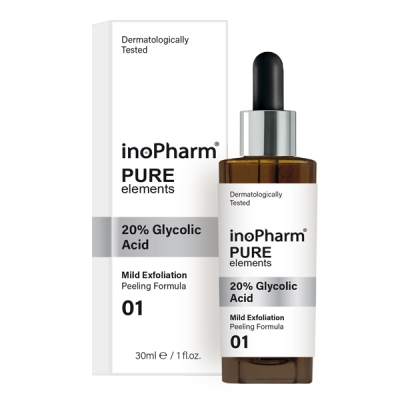 Inopharm Pure Elements Face Peeling 20% ​​Glycolic Acid Exfoliating Serum