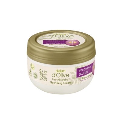 Dalan d'Olive Hand and Body Cream with Grape Seed and Olive Oil