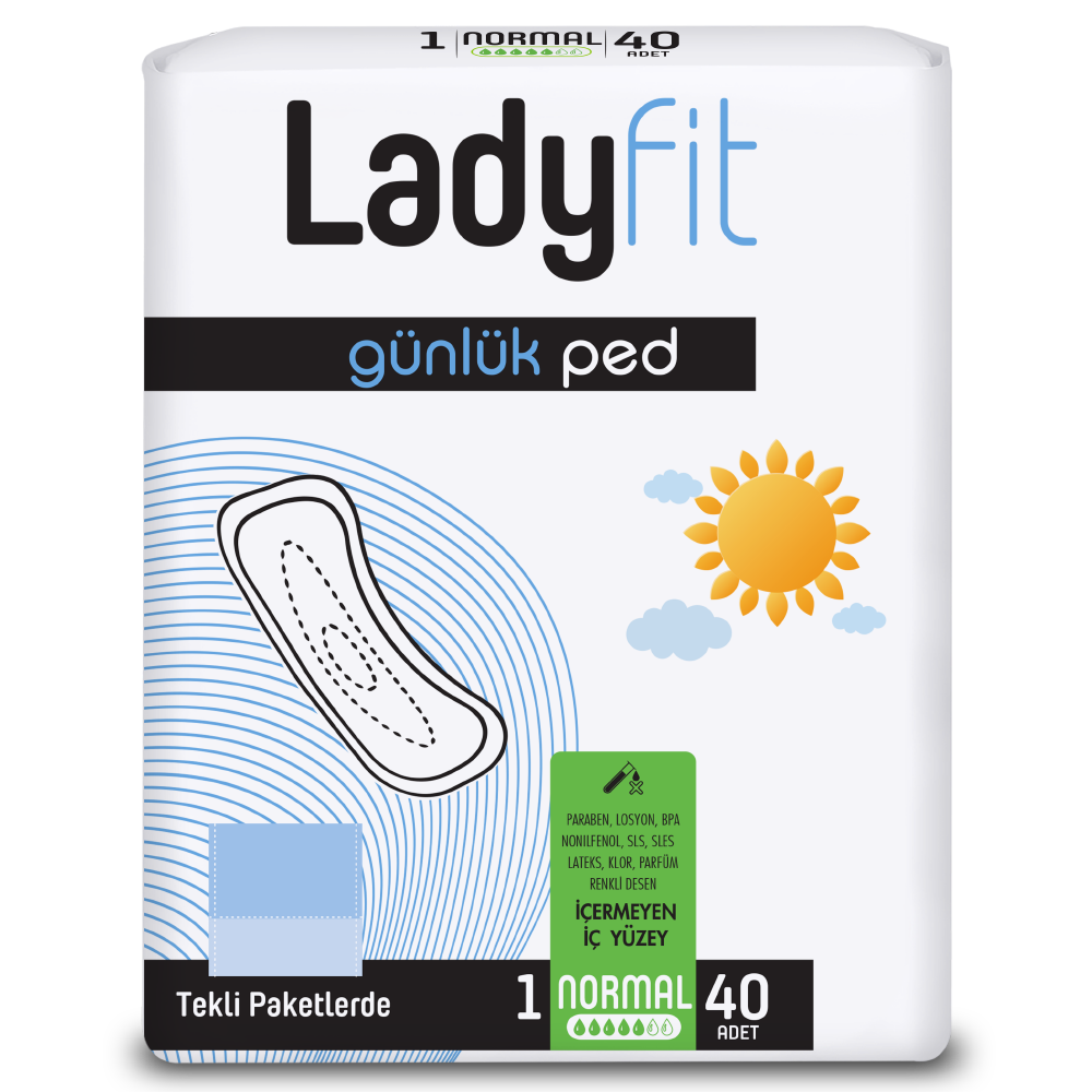 Lady Fit ikdienas ieliktnīši (normāli)