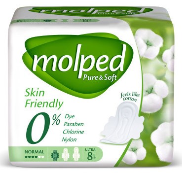 Molped Pure and Soft Ultra Normal higiēniskās paketes