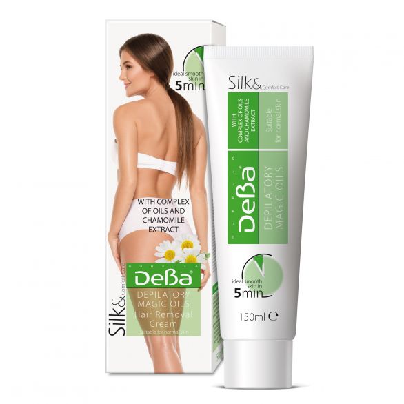 Deba Silk&Comfort depilācijas krēms ar kumelītēm
