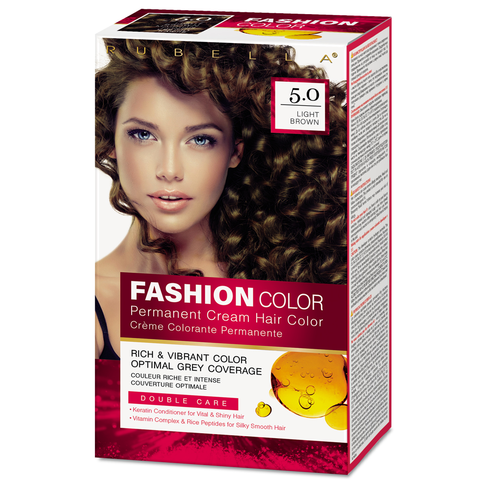 DeBa Fashion Color 5.0 matu krāsa gaiši brūna