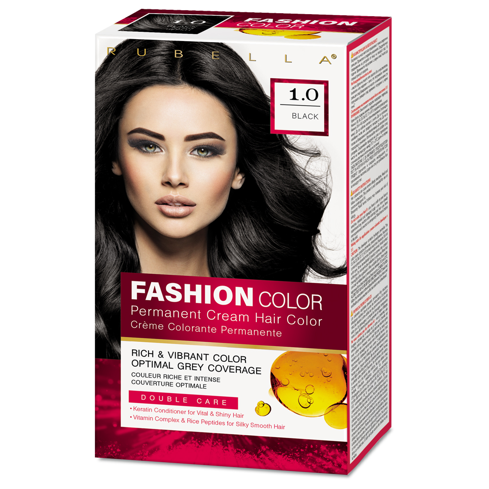 DeBa Fashion Colour 1.0 melna matu krāsa