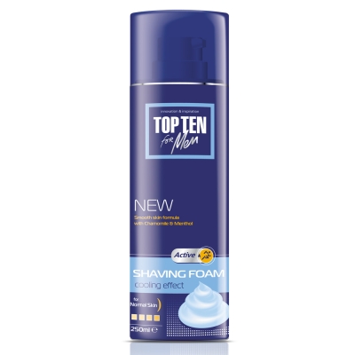 Top Ten Blue Active Shaving Foam for Normal Skin