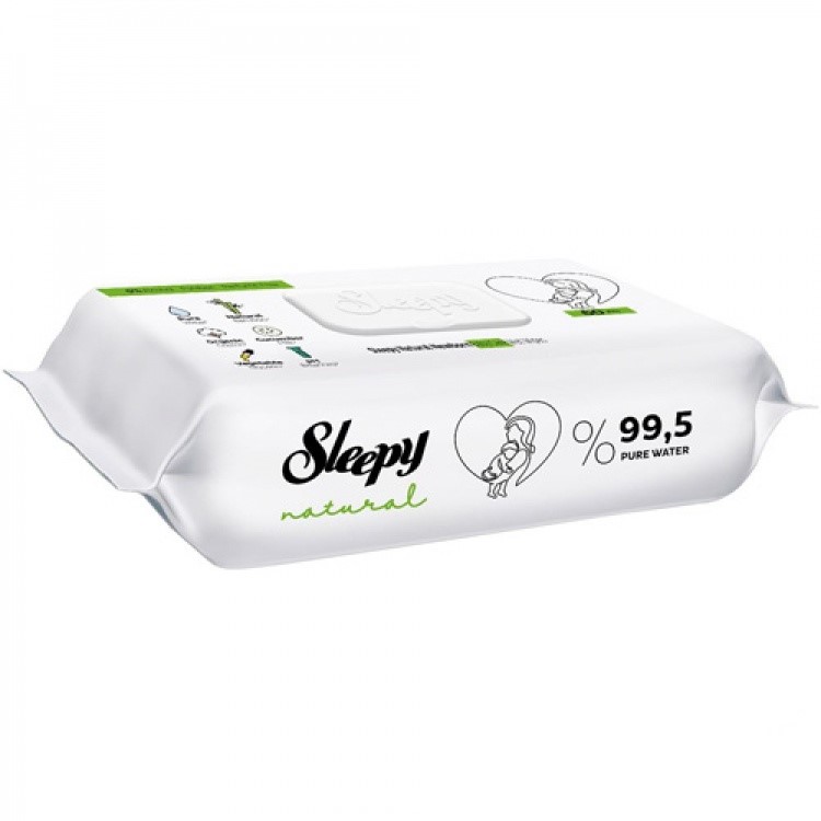 Sleepy natural mitrās salvetes bērniem