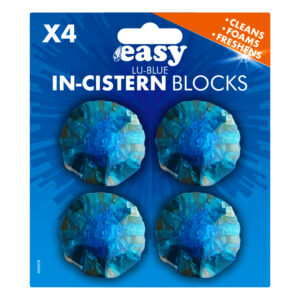 Easy Toilet Flusher Blue Tablets 4pcs