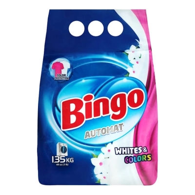 Bingo Washing Powder for White and Colored Clothes