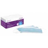 Soft Care sejas maska ​​ar auss cilpiņu zila (50 gab.) - 1