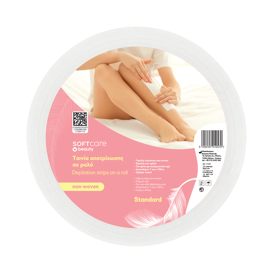 Depilation Roll Soft Care Standard Non Woven 7 cm x 100 m