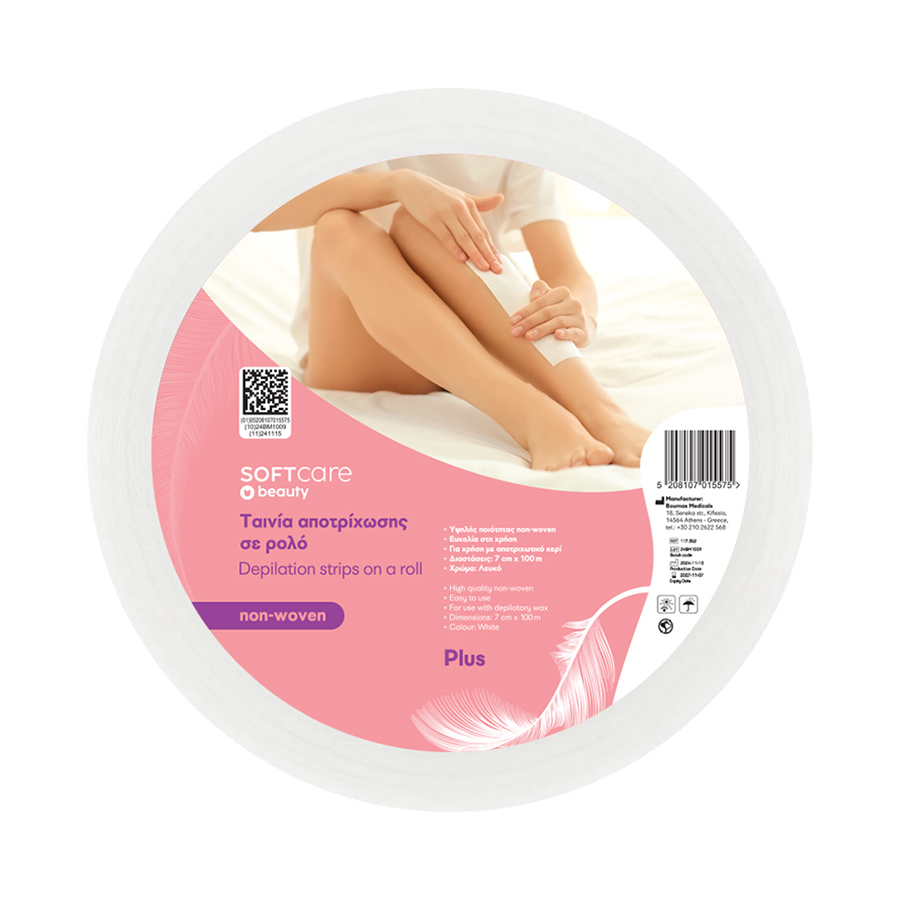 Depilation Roll Soft Care Plus Non Woven 7 cm x 100 m